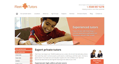 Desktop Screenshot of fleet-tutors.co.uk